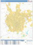 San Antonio Digital Map Basic Style